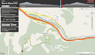 Tour de France map live elevation distance