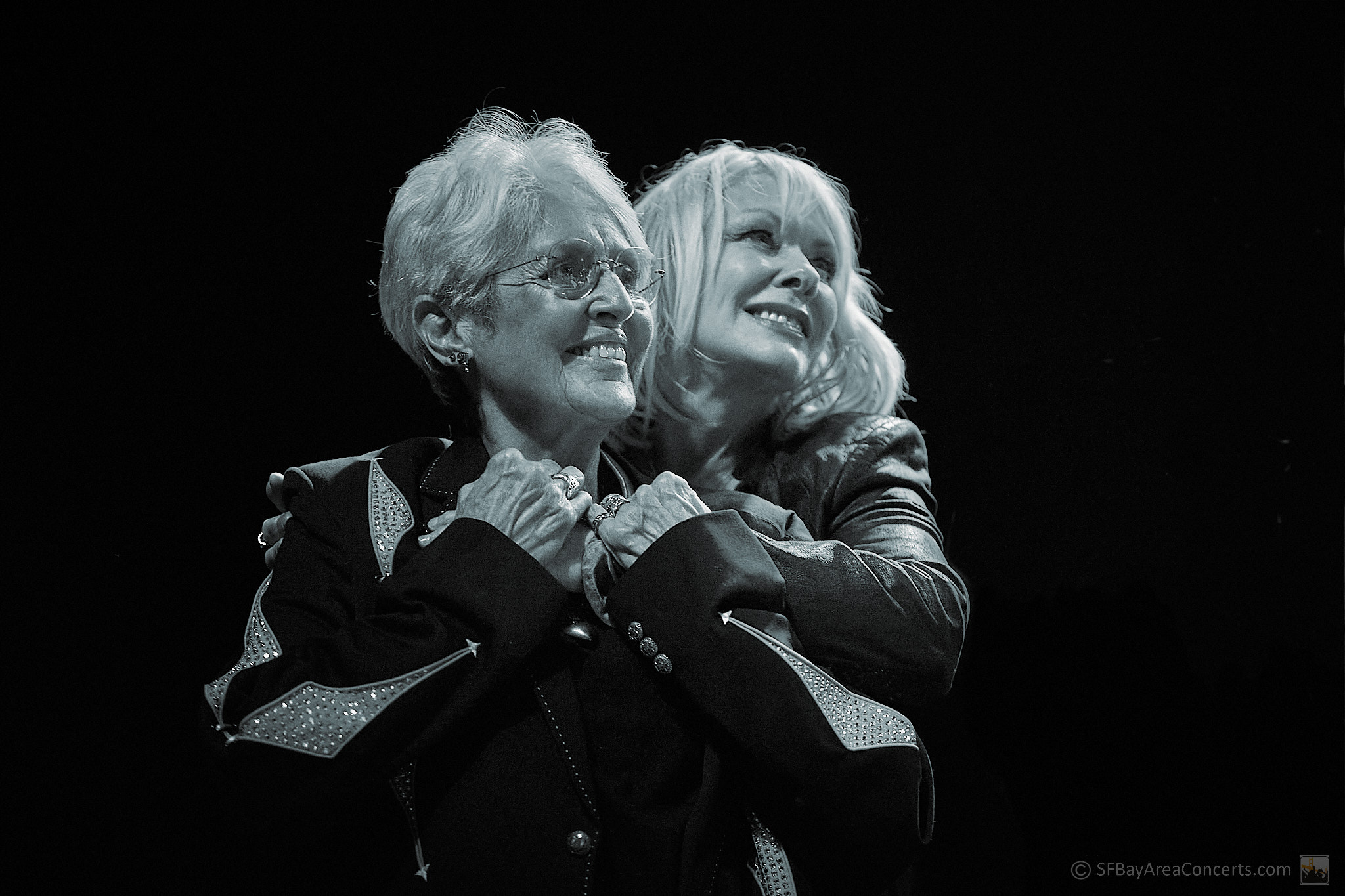Joan Baez & Nancy Wilson @ the Fillmore (Photo: Kevin Keating)